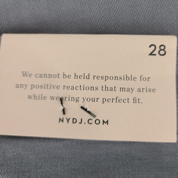 NYDJ Curves 360 Slim Straight Ankle Gray 28 - Picture 4 of 10